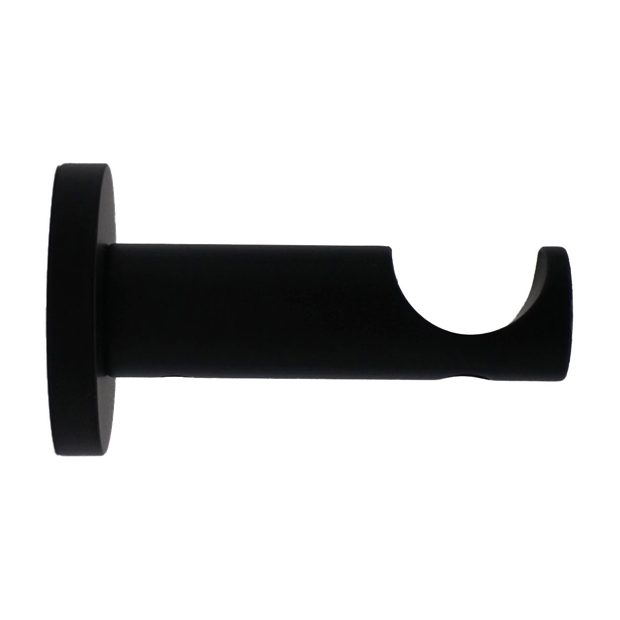 B110701 157 Mat Zwart Wandsteun 65mm 24mm Bewerkt
